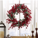 29 Artificial Christmas Wreath With Eucalyptus Berries,Decorations For Everyday Farmhouse Window OutdoorIndoor - DTYStore