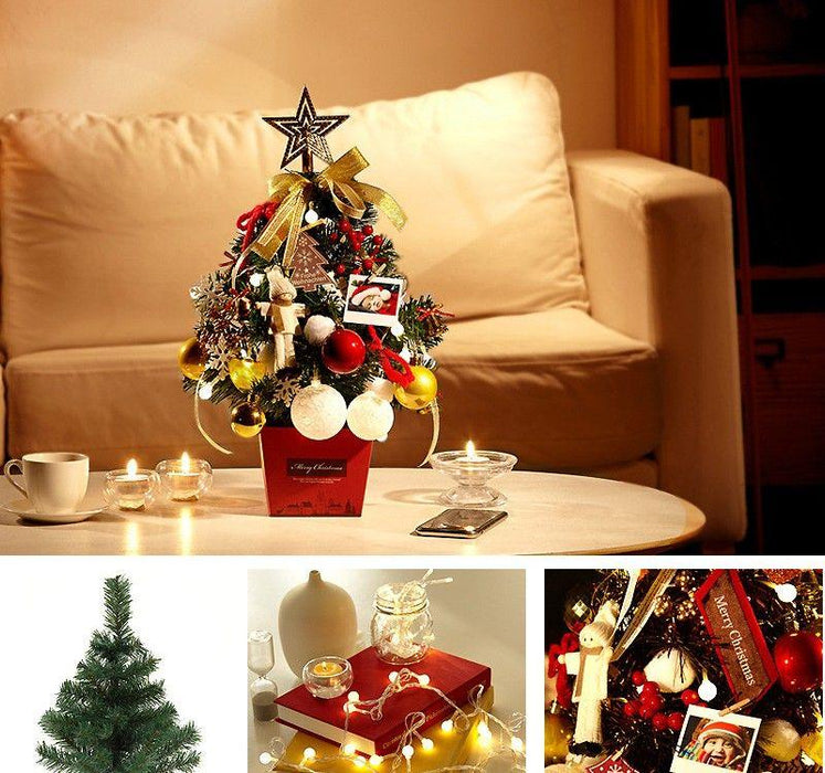Desktop Christmas Tree; Artificial Mini Christmas Decoration Tree; The Perfect Christmas Decoration for Table; Desk and Counter