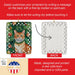Suphalak Cat By the Christmas Tree Porcelain Ornament Christmas Tree Hanging Decorations for Home Christmas Holiday, Rectangle, Gift, Multicolor - DTYStore