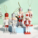 5pcs Hanging Nutcrackers Pendant, For Christmas Tree Decoration Nutcrackers Desktop Soldier Puppet,room Decor,home Decor,5.12inch - DTYStore