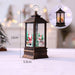 1pc Christmas Lantern Decoration; Vintage Style Hanging Electric Candle Oil Lamp; Christmas Ornaments For Tables & Desks; Holiday Home Decor - DTYStore