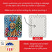 Golden Retriever Christmas Reindeer Porcelain Ornament Christmas Tree Hanging Decorations for Home Christmas Holiday, Rectangle, Gift, Multicolor