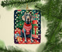 Weimaraner Christmas Porcelain Ornament Christmas Tree Hanging Decorations for Home Christmas Holiday, Rectangle, Gift, Multicolor - DTYStore