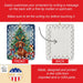 Dachshund Christmas Reindeer Porcelain Ornament Christmas Tree Hanging Decorations for Home Christmas Holiday, Rectangle, Gift, Multicolor