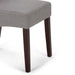 Avalon - Deluxe Parson Dining Chair (Set of 2) - Dove Grey - DTYStore