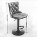 Swivel Velvet Barstools Adjusatble Seat Height from 25-33 Inch,17.7inch base, Modern Upholstered Bar Stools with Backs Comfortable Tufted for Home Pub and Kitchen Island,Purple,Set of 2,SW1812PP - DTYStore
