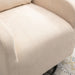 Upholstered Swivel Glider.Rocking Chair for Nursery in Beige.Modern Style One Left Bag - DTYStore
