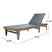 SUMMERLAND CHAISE LOUNGE - DARK GREY MESH - DTYStore
