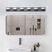 LED Modern Black 6-Light Vanity Lights Fixtures Over Mirror Bath Wall Lighting - DTYStore