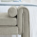 Bedroom storage stool, linen fabric storage stool, large storage space, 50.39 inches, can be used for bed end, living room, entrance, Gray - DTYStore