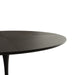 Dining Table Set for 4, 47 Inch Tulip Table with 4 Chairs for Dining Room ,Coffee Shop ,Small Spaces(Black Dining Table and Black Dining Chair ) - DTYStore