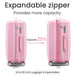Luggage Sets 4 Piece(14/20/24/28), Expandable Lightweight Suitcase with 4 Double 360 Degrees Mute Spinner Wheels PP Materials Durable TSA Lock Travel Luggage - DTYStore