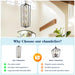 12-Light Lantern Tired Farmhouse Ceiling Hanging Light Black Chandelier Metal Modern Pendant Light Fixtures for Kitchen Island Dining Room Living Room Foyer Entryway(E12 Bulbs Not Included)