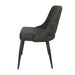 Set of 2 Microfiber Upholstered Dining Chairs, Grey - DTYStore
