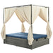 U_Style Adjustable Sun Bed With Curtain,High Comfort,With 3 Colors - DTYStore
