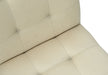 Dining Chair, 37' Height, Set Of 2, Upholstered, Dining Room, Kitchen, Cream Fabric, Grey Solid Wood, Transitional - DTYStore