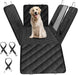 Deluxe Dog Car Seat Cover for Back Seat, 100% Waterproof Pet Seat Protector with Mesh Window, Scratchproof & Nonslip Dog Hammock for Cars, Trucks, SUVs, Standard - DTYStore