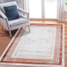 DTY Signature Collection 6X9 Brown/Ivory/Bordered Non-Shedding Living Room Bedroom Dining Home Office Stylish and Stain Resistant Area Rug - DTYStore