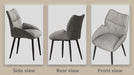 Luxury velvet dining chair two-piece set, modern and minimalist design, essential for home and restaurant use, high rebound seat cushion, stable metal frame, silent foot pad, various decorative styles - DTYStore