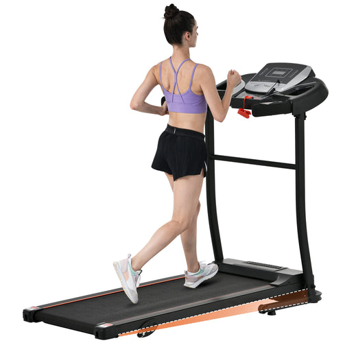 Treadmills for Home, Folding Treadmill with Incline and Heart Rate Sensor, 2.5HP Quiet Brushless with USB Charge Station, Small Space Portable Running Walking Machine, 300lbs Weight Capacity - Image 4