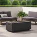 40" Outdoor 40,000 BTU Rectangular MgO Concrete Propane Fire Pit, Light Grey (Tank Cover not Included) - DTYStore