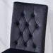 4 piece dining chairs.The gold metal legs complement the black velvet, showcasing a perfect blend of modern and classic elements.Suitable for various occasions such as kitchens,conference rooms, etc. - DTYStore