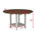 Multifunctional expansion folding table, can sit 4 people, with storage space, four side folding table can save space colleagues can also expand the use area, suitable for kitchen, living room ect. - DTYStore
