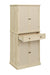 4 Door Cabinet with 1 Drawer, with 4 Adjustable Inner Shelves, Storage Cabinet - DTYStore