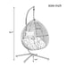 U_STYLE Versatile Hanging Egg Chair for Indoor and Outdoor Use - DTYStore