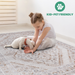 DTY Signature Collection 5X7 Cream/Ivory/Bordered Non-Shedding Living Room Bedroom Dining Home Office Stylish and Stain Resistant Area Rug - DTYStore