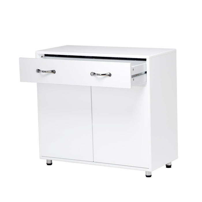 Two Door Side Table-White - DTYStore