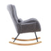 Rocking Chair Nursery, Modern Rocking Chair with High Backrest - DTYStore