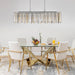 Crystal Ceiling Chandelier Metal and K9 Crystal,39 -Inch Suspension - DTYStore