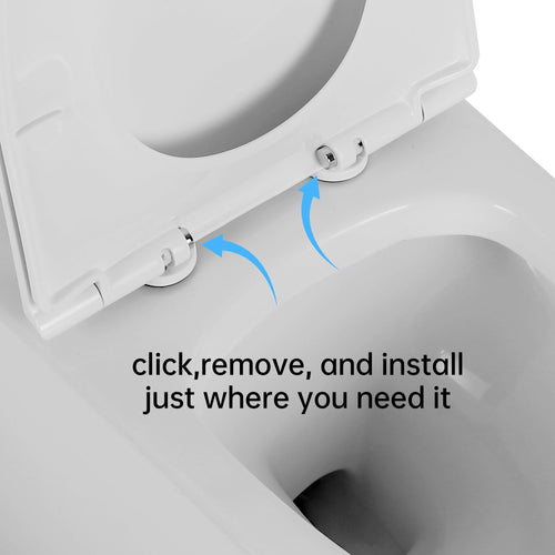 1.1/1.6 GPF Elongated Comfort Height Floor Mounted One-Piece Toilet ,  CUPC Certified, WaterSense Cetified, Ceramic, White Color, Soft Close Seat - Image 15
