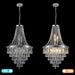 Chromium color Crystal Chandeliers,Large Contemporary Luxury Ceiling Lighting(Bulb Not Included) - DTYStore