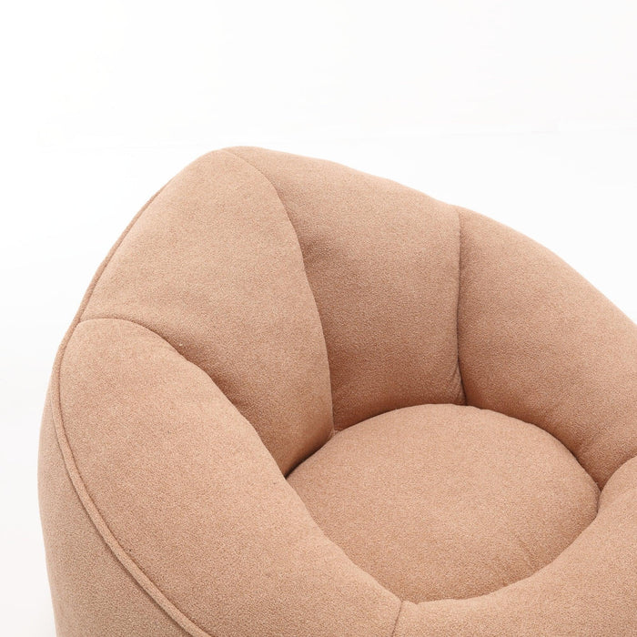 Bedding Bean Bag Sofa Chair High Pressure Foam Bean Bag Chair Adult Material with Padded Foam Padding Compressed Bean Bag With Footrest - DTYStore