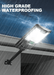 Solar Street Lights Outdoor, Parking Lot Lights with 181PCS LED Beads , IP65 Waterproof Solar Flood Lights, Dusk to Dawn Solar Lights for Garden, Street Side Road,Courtyard Villa,City Square