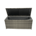 Outdoor Storage Box, 113 Gallon Wicker Patio Deck Boxes with Lid, Outdoor Cushion Storage for Kids Toys, Pillows, Towel Grey Wicker - DTYStore