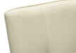 Dining Chair, 37' Height, Set Of 2, Upholstered, Dining Room, Kitchen, Cream Fabric, Grey Solid Wood, Transitional - DTYStore