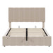 Full size Upholstered Platform bed with a Hydraulic Storage System - Beige(OLD SKU: LP000111AAA) - DTYStore