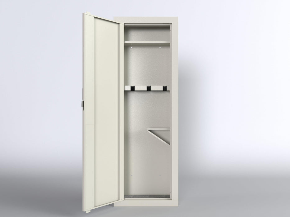 Wall Gun Safe, Gun Safes for Home, Gun Safes & Cabinets, Wall Safes Between The Studs, Quick-Access Rifle Safe with Removable Shelf and Digital Keypad(White)