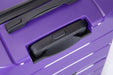 Hardshell Suitcase Spinner Wheels PP Luggage Sets Lightweight Durable Suitcase with TSA Lock,3-Piece Set (20/24/28) ,Purple - DTYStore