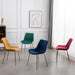 Aufurr Modern Velvet Dining Chair, Set of 2, Green - DTYStore