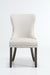 Velvet Upholstered Dining Chairs High-end Tufted Wingback Dining Side Chair with Nailhead Solid Wood Legs, Contemporary Nikki Collection Modern Style for Kitchen set of 2 - DTYStore