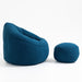 Bedding Bean Bag Sofa Chair High Pressure Foam Bean Bag Chair Adult Material with Padded Foam Padding Compressed Bean Bag With Footrest - DTYStore