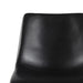 Modern Upholstered Dining Chair with Metal X Base, Set of 2, Black - DTYStore