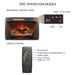 60 Inch Electric Fireplace Entertainment Center With Door Sensor-Jasmine white color - DTYStore