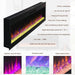 50 Inch Electric Fireplace, Recessed and Wall Mounted Fireplace - DTYStore