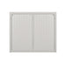 27.56"Glass Doors Modern Two-door Wall Cabinet with Featuring Three-tier Storage for Entryway Living Room Bathroom Dining Room,Wall Cabinet with Characteristic Woven Pattern,White - DTYStore
