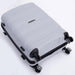 Hardshell Suitcase Spinner Wheels PP Luggage Sets Lightweight Durable Suitcase with TSA Lock,3-Piece Set (20/24/28) ,Silver - DTYStore